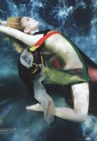 Drew Barrymore nude underwater