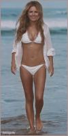 Geri Halliwell in white hot bikini
