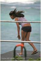 Mila Kunis on the wind