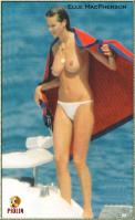 Elle Macpherson topless on yacht