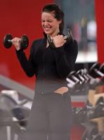 Michelle Ryan on the gym