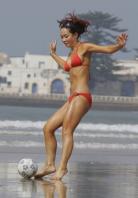 Myleene Klass playing in bikini