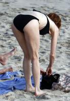 Marg Helgenberger in bikini showing ass