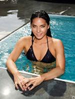 Olivia Munn wet in bikini