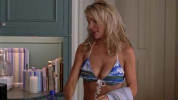 Barbara Alyn Woods in bikini