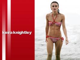 Keira Knightley in wet bikini