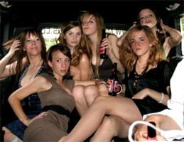 Emma Watson on a party with teenagers