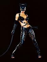 Halle Berry in leather with whip