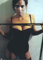 Halle Berry in black lingerie