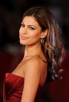 Eva Mendes in red dress